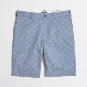 Mens J. Crew Gramercy 29W Lucky Horse Shoe Shorts!